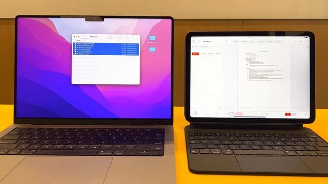 Wirelessly Transfer Files From Your Mac to TrialPad Using Universal Control смотреть онлайн