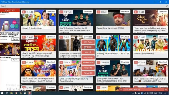 Free VidMater Video Downloader windlows 10 ,11 / youtube video downloader on laptop desktop смотреть онлайн