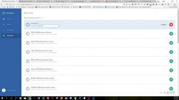 Tracking Your Time In Top Tracker