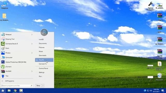 Windows XP theme for Windows 10 смотреть онлайн
