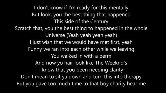 Big sean-Jump out the window lyrics. смотреть онлайн
