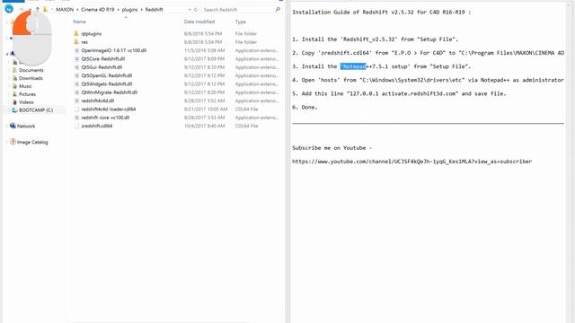 شرح سينما فوردي Install REDSHIFT RENDER Cinema 4d смотреть онлайн