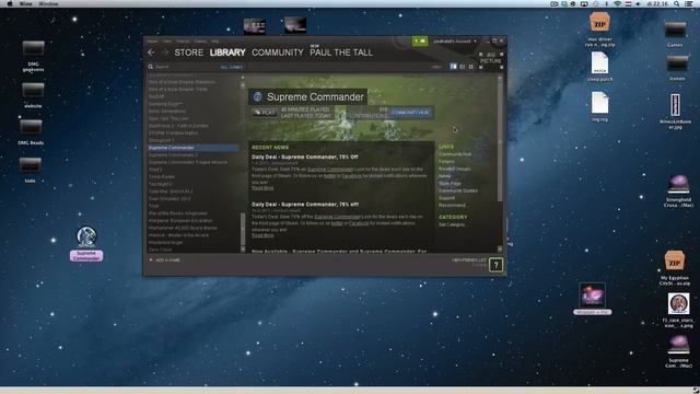 Supreme Commander for the Mac смотреть онлайн