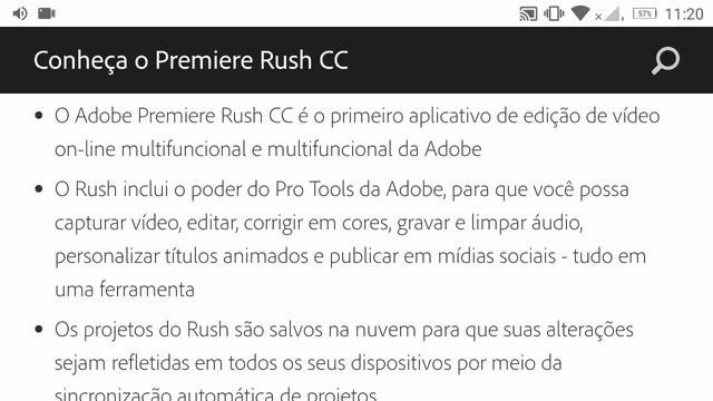 Adobe Premiere Rush | O Novo editor de vídeos da Adobe Android que sai em 2019 смотреть онлайн