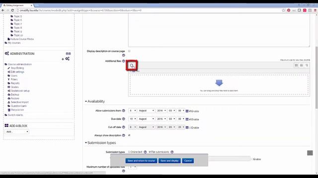 Moodle 3: Instructor Attached Files in Assignments смотреть онлайн