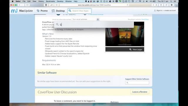 Get back Cover Flow on Mac смотреть онлайн