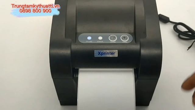 Hướng dẫn feed lại khổ giấy máy in mã vạch Xprinter XP350B/ 350BM смотреть онлайн