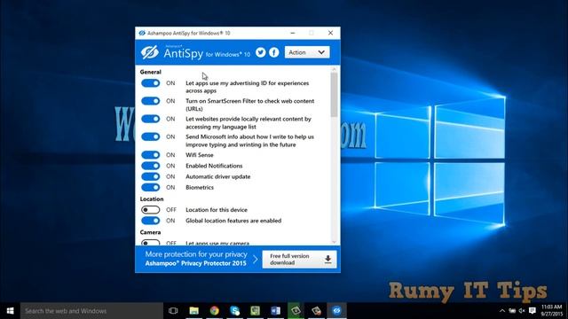 Control what Windows 10 knows about you with AntiSpy смотреть онлайн