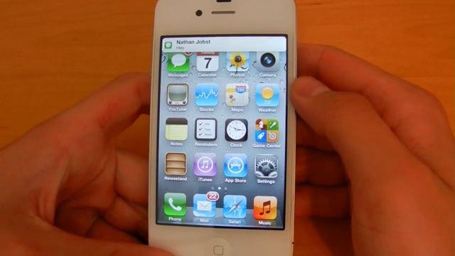 Notification Center - iOS 5 Beta 1 смотреть онлайн