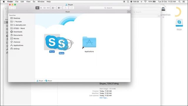 Install Skype on a Mac | Skype Tutorial #1 смотреть онлайн