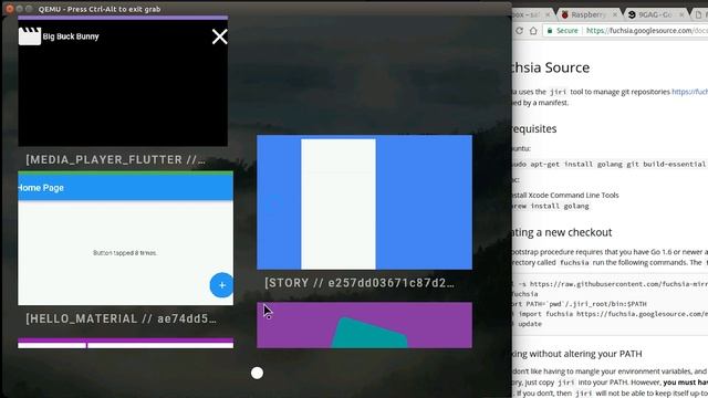 A Look At Google's Fuschia OS Running Armadillo GUI смотреть онлайн