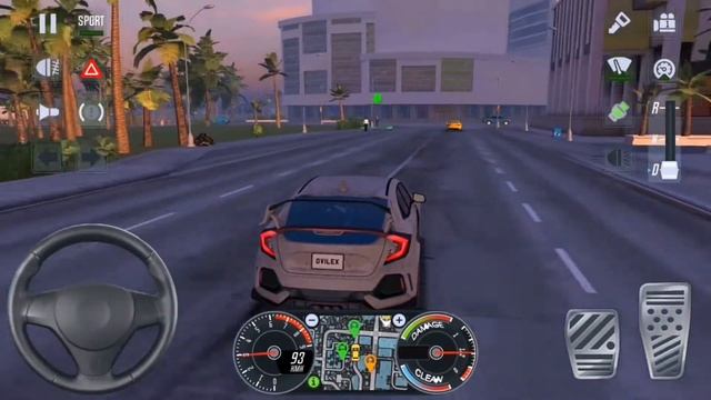 Taxi Sim 2020 - Honda Civic Type R - Car Games Android Gameplay смотреть онлайн