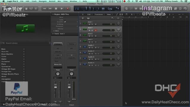 How To Create a Logic Pro X Project Template Tutorial #DailyHeatChecc смотреть онлайн