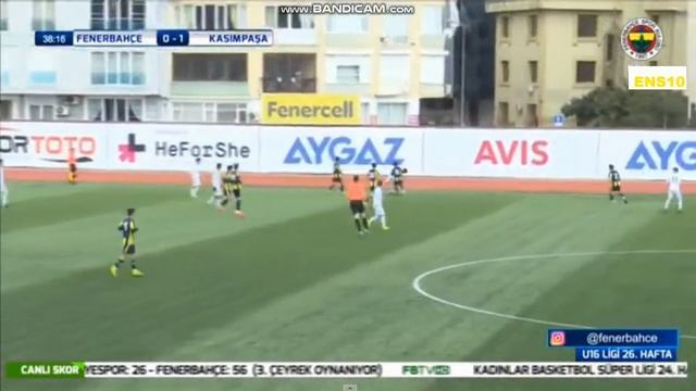 FENERBAHÇE 2-1 KASIMPAŞASPOR U16 MAÇI ÖZETİ/GOLLER,KIRMIZI KART/KAÇAN PENALTI/ смотреть онлайн