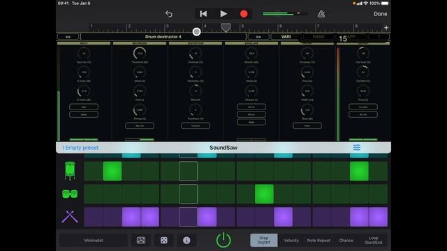 Crush the drums! GarageBand with SoundSaw and VintageRack смотреть онлайн