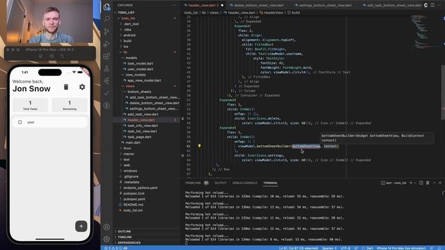 Build a ToDo List App - Flutter Tutorial for Beginners | Part 7 смотреть онлайн
