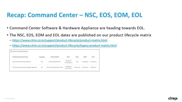 Migrating from Citrix Command Center to NetScaler Management & Analytics System (MAS) смотреть онлайн