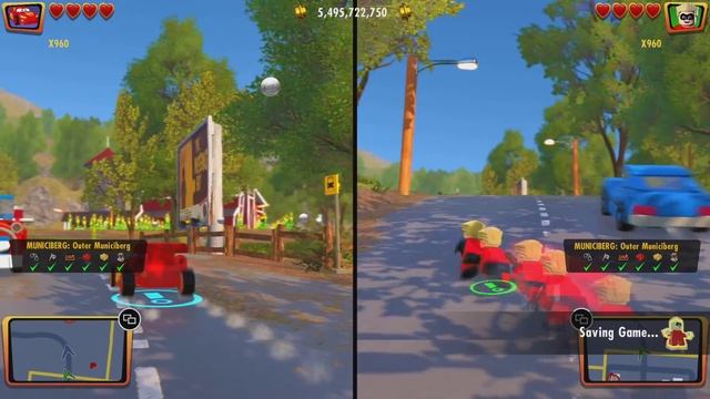 LEGO Incredibles: Dash vs Lightning McQueen Race!! смотреть онлайн