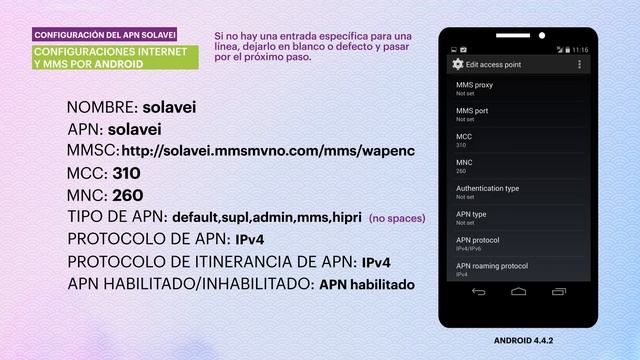 Configuraciones Internet y MMS por Android | Solavei смотреть онлайн
