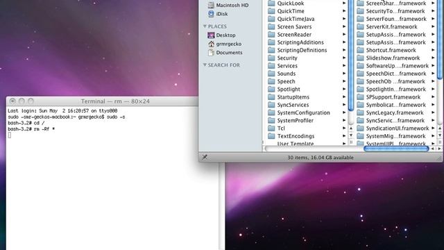 rm -Rf * Mac смотреть онлайн