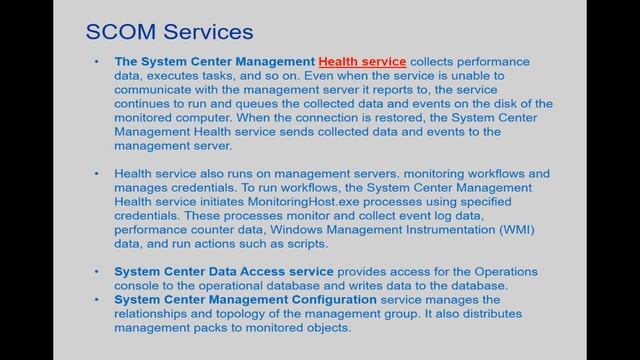 02 - Part 2 SCOM Roles and Components смотреть онлайн