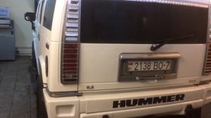 Hummer H2 выхлоп