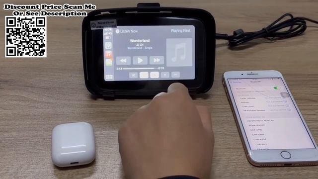 5 Inch Portable GPS Navigation Motorcycle Waterproof Carplay Review, Unboxing Aliexpress смотреть онлайн