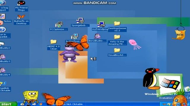 Destroying Windows Whistler Build 2462 with Viruses смотреть онлайн