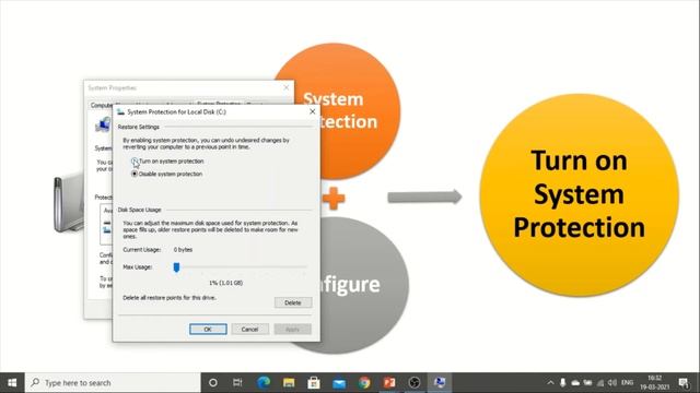 How to create a System Restore Point | System Restore in Windows 10 смотреть онлайн