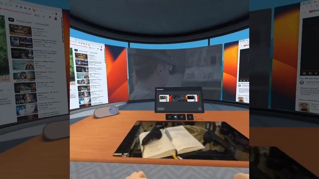 Meta Horizon Workrooms in Meta Quest Pro - 3 Virtual Screens for Mac смотреть онлайн