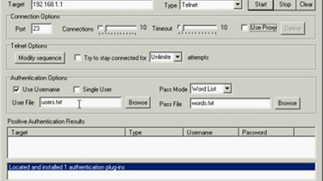 Use Brutus to crack a box running telnet! смотреть онлайн