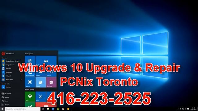 416-223-2525 Windows 10 Pro Upgrade Downgrade Repair Toronto Scarborough смотреть онлайн