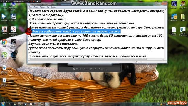 Как настроить бандикам (работает 100%) смотреть онлайн