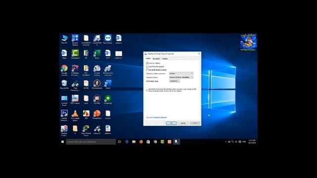 ລວມເທັກນິກວິທີປັບແຕ່ງ Task Bar Window 10 (Setting Taskbar window 10 pic) смотреть онлайн