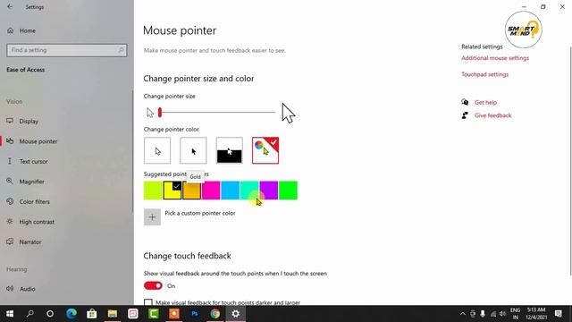 how to change mouse pointer color in windows 10 | change pointer color windows 10 смотреть онлайн