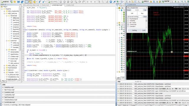【MQL4:MT4】GUI で指値を設定して大金を稼ぐプログラムを書く #4 смотреть онлайн
