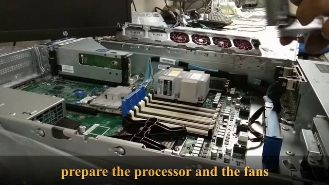 How to add parts on DL380 Gen10 HPe server смотреть онлайн