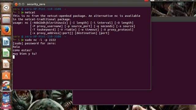 Chat con Netcat Telnet смотреть онлайн