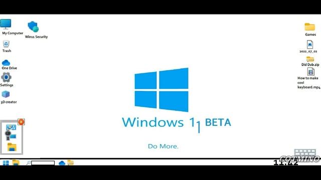 Я сделал свой Windows 11 beta в пэинт! смотреть онлайн