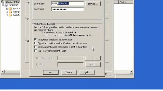 IIS 6 Authentication смотреть онлайн