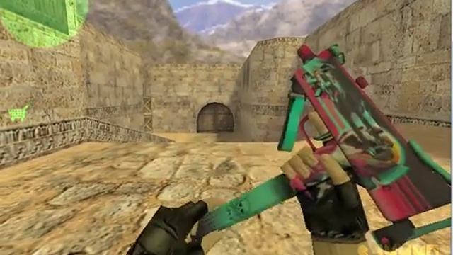 Mac-10 Neon Rider (Skins) For CS 1.6 смотреть онлайн