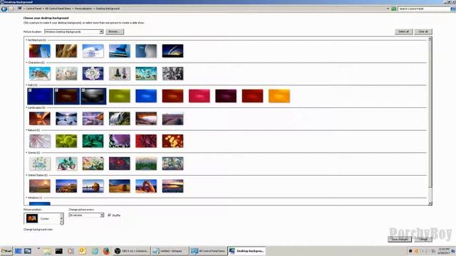 Change Windows Desktop Background смотреть онлайн