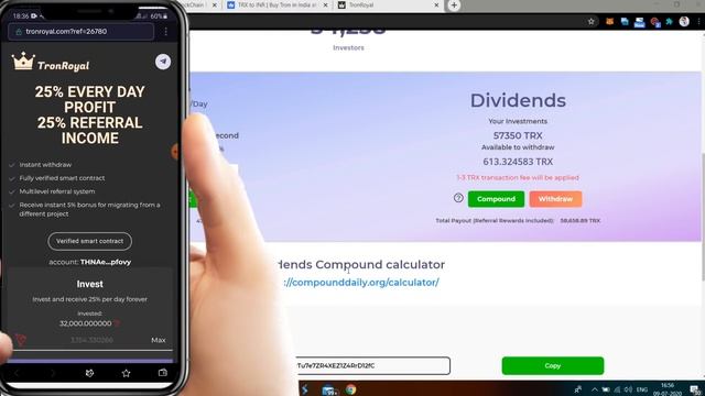 Tron Divideds Vs Tron Royal Which is Better, New 20% To 25% Smart Contract смотреть онлайн