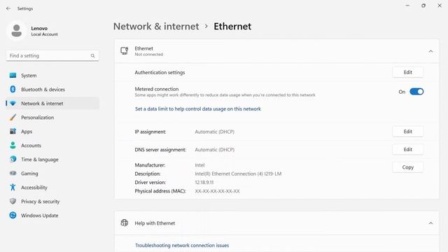 Windows 11 Settings: Network and Internet смотреть онлайн