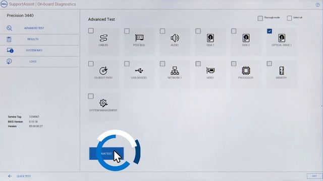DELL SupportAssist on board diagnostics : outil de test matériel intégré ePSA смотреть онлайн