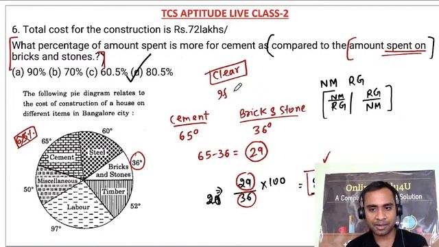🔥TCS Aptitude Live Class-2 | TCS Latest pattern Aptitude Questions 🔥 смотреть онлайн
