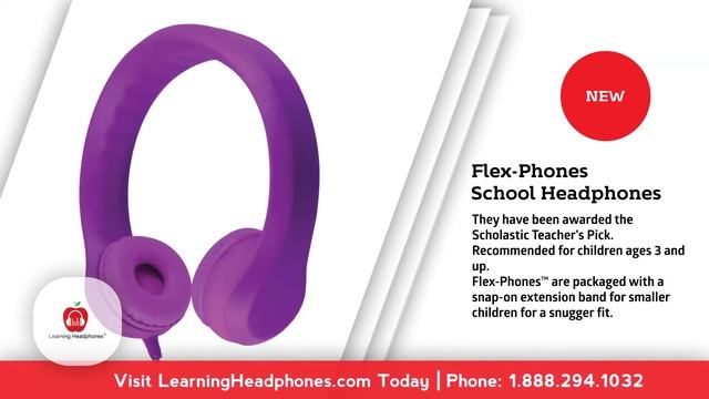 Flex Phones Foam Headphones at Learning Headphones ® смотреть онлайн