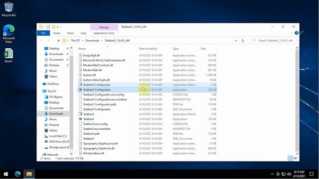 Transparent Taskbar With TaskbarX in Windows 10 20H1 смотреть онлайн