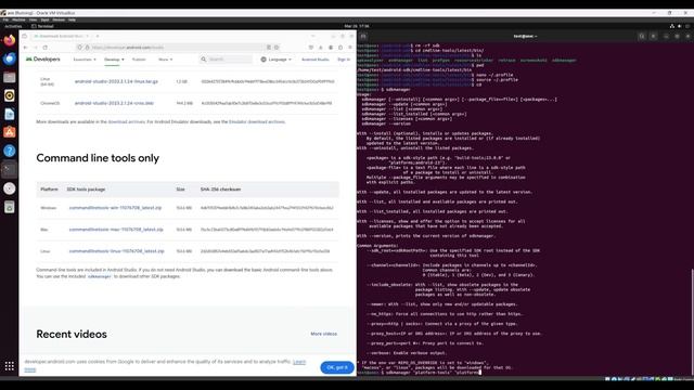 Easy Manual Install Android SDK on Ubuntu смотреть онлайн