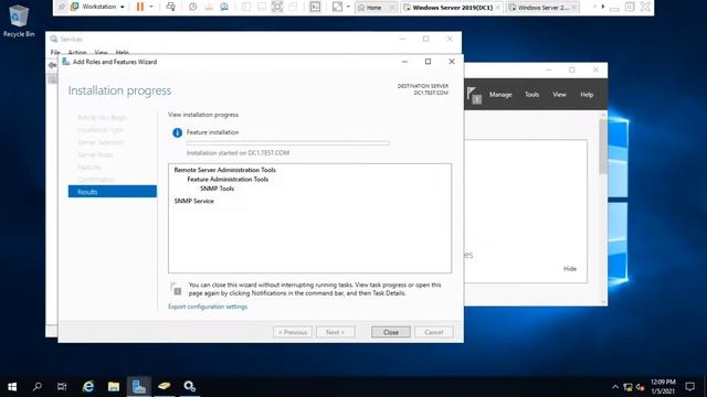 Scenario1,Step3(Install PRTG Monitoring in Window Server 2019 & Snmp Protocol)✅ смотреть онлайн